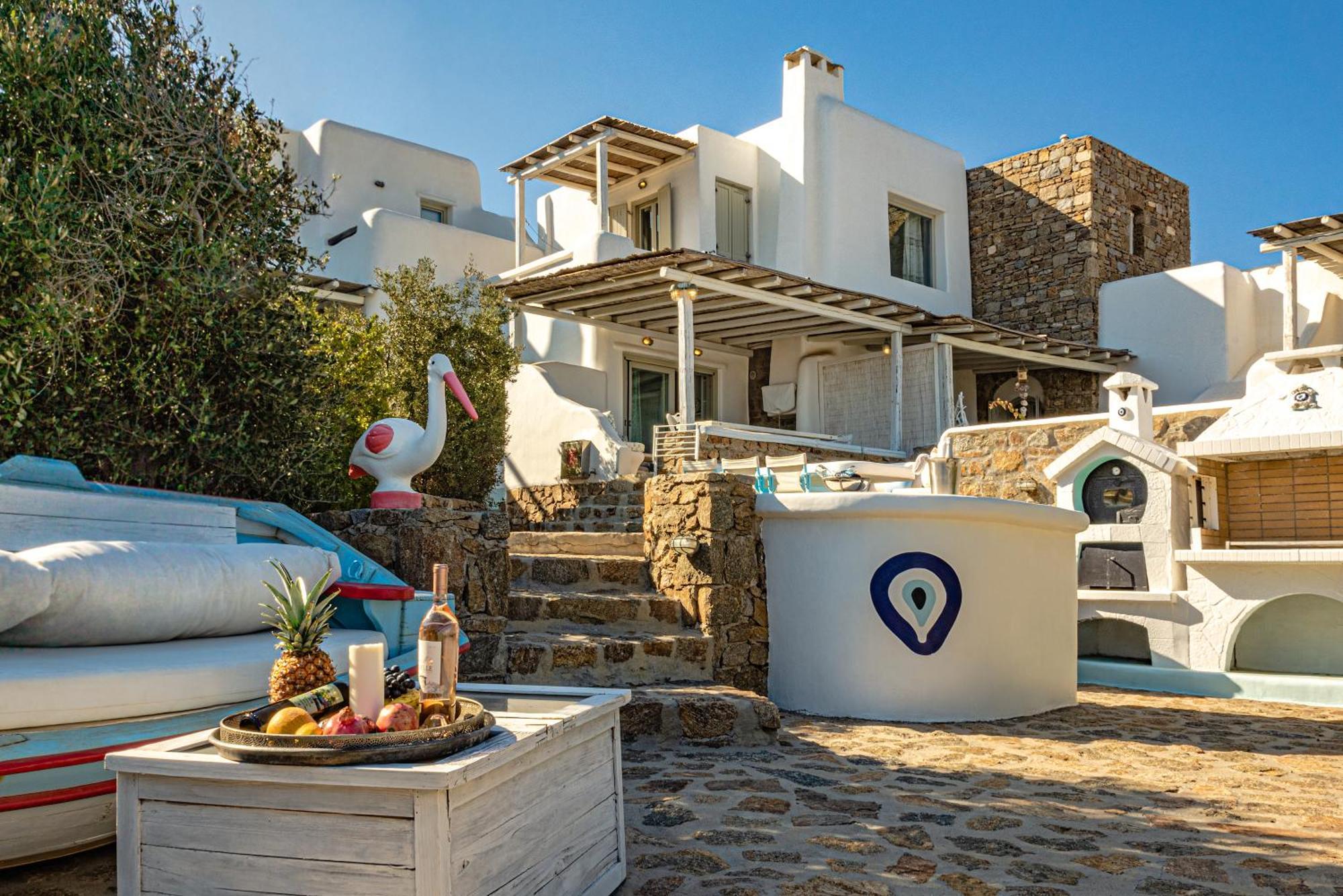 Manolia Luxury Private House By Mykonian Kazarte Villa Kalo Livadi Buitenkant foto