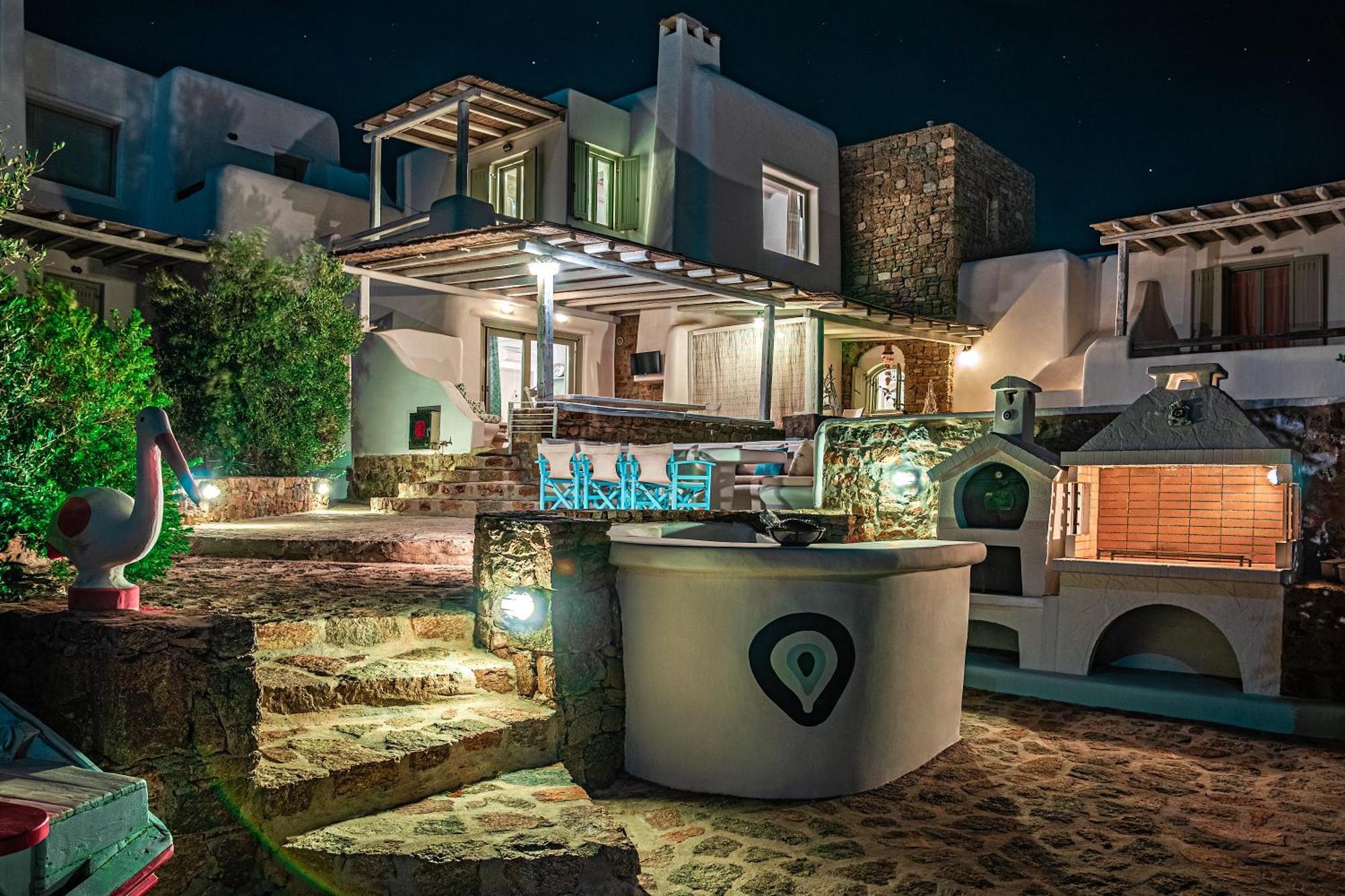 Manolia Luxury Private House By Mykonian Kazarte Villa Kalo Livadi Buitenkant foto